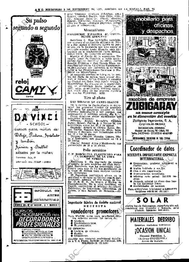 ABC MADRID 03-11-1971 página 76