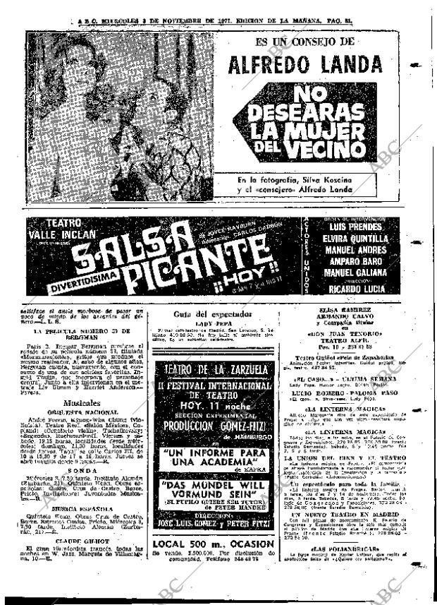 ABC MADRID 03-11-1971 página 81