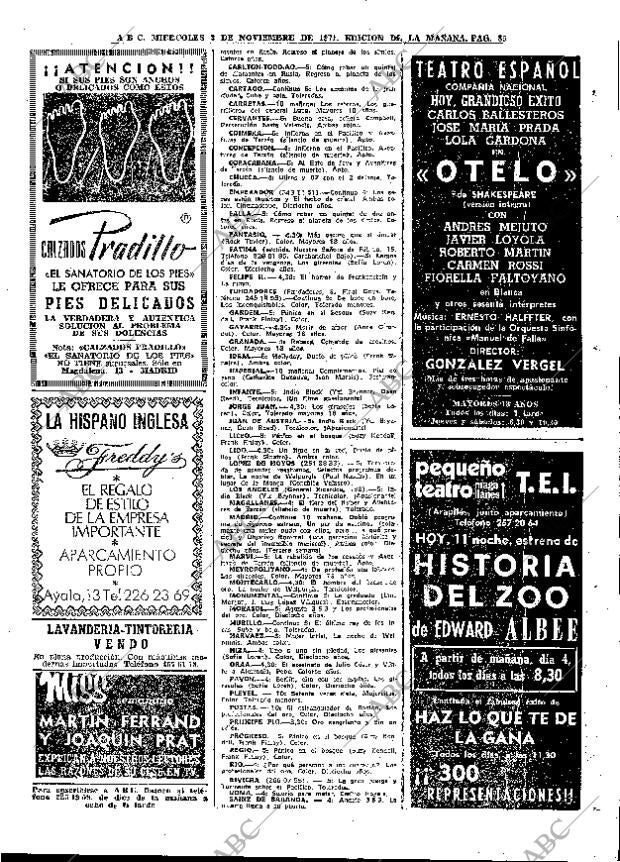 ABC MADRID 03-11-1971 página 85