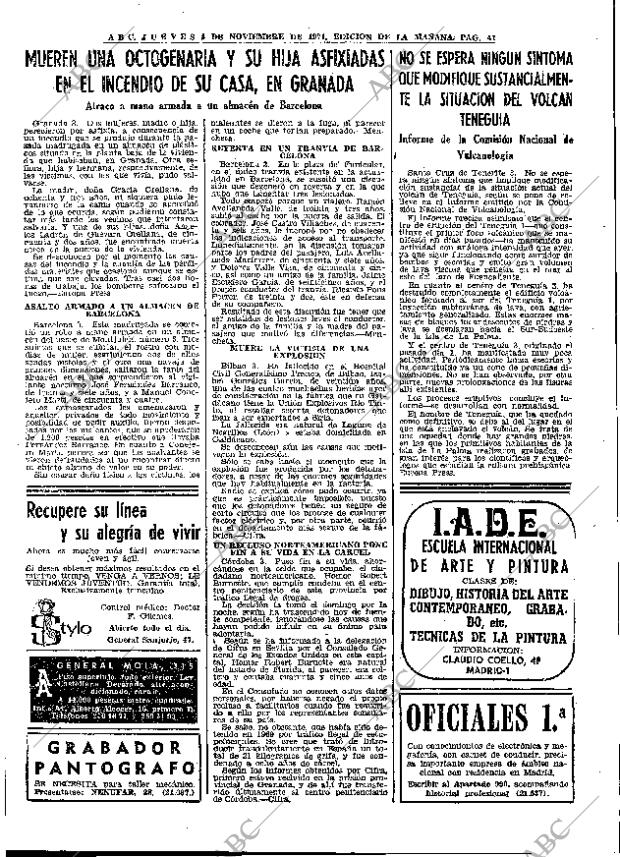 ABC MADRID 04-11-1971 página 41