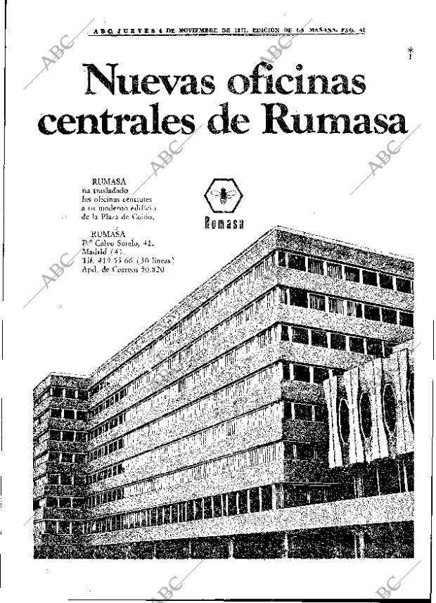 ABC MADRID 04-11-1971 página 42