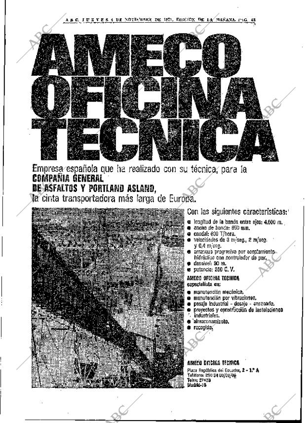 ABC MADRID 04-11-1971 página 48