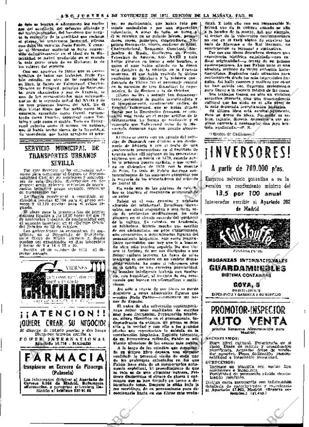 ABC MADRID 04-11-1971 página 60