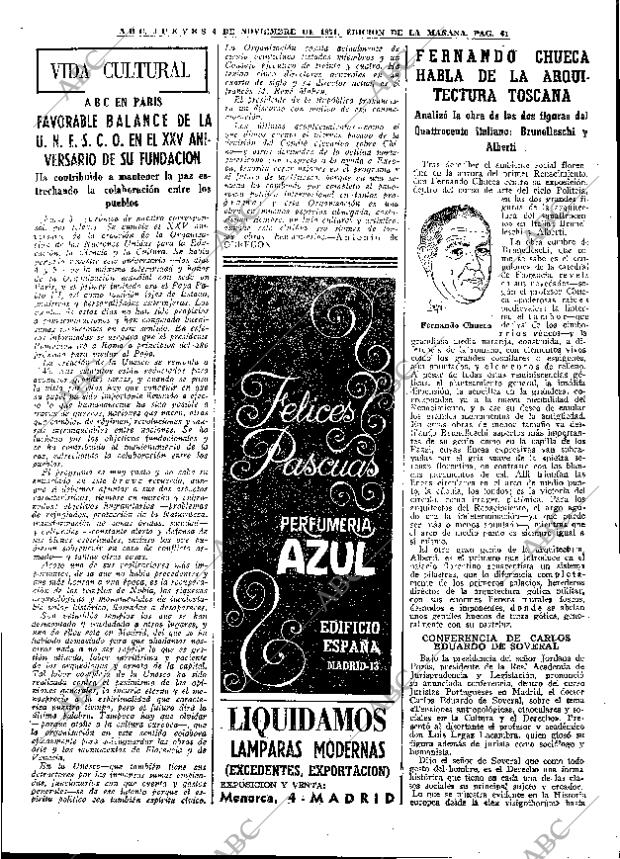 ABC MADRID 04-11-1971 página 61