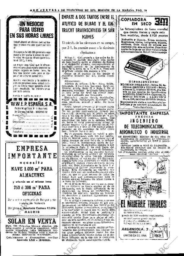 ABC MADRID 04-11-1971 página 78