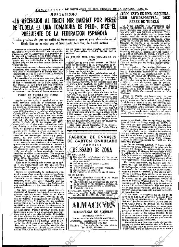 ABC MADRID 04-11-1971 página 81
