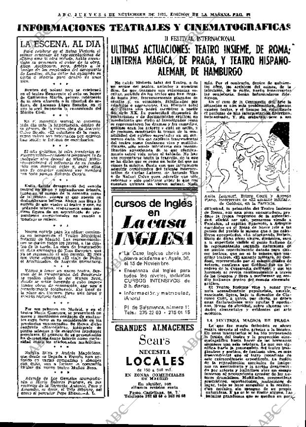 ABC MADRID 04-11-1971 página 87