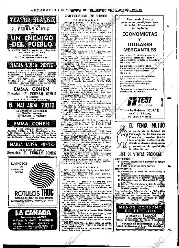 ABC MADRID 04-11-1971 página 93