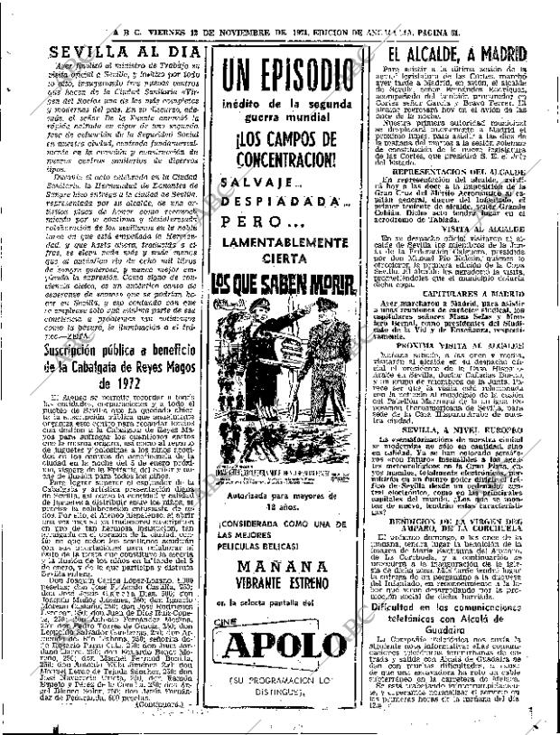 ABC SEVILLA 12-11-1971 página 51