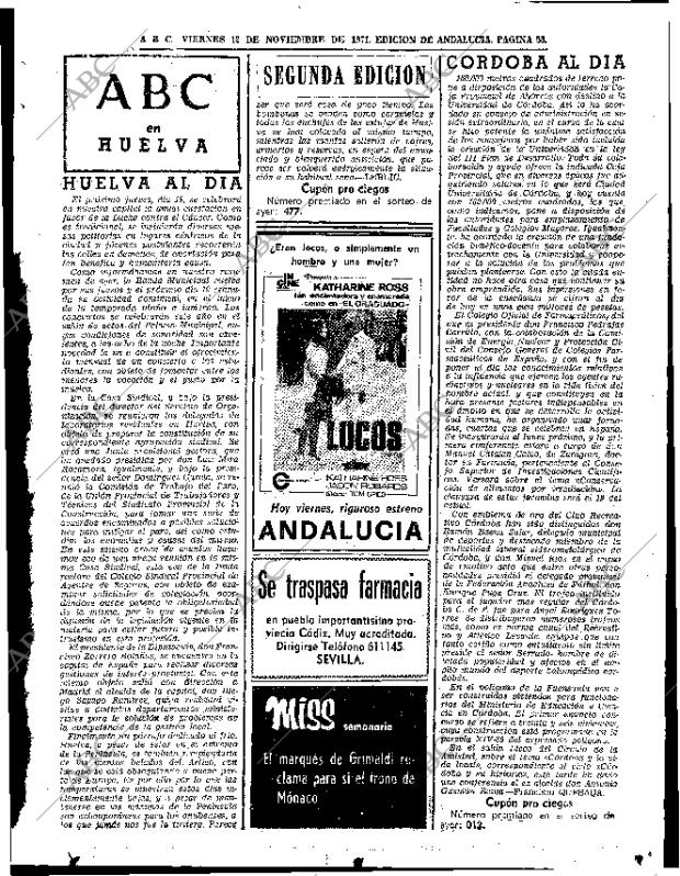 ABC SEVILLA 12-11-1971 página 53