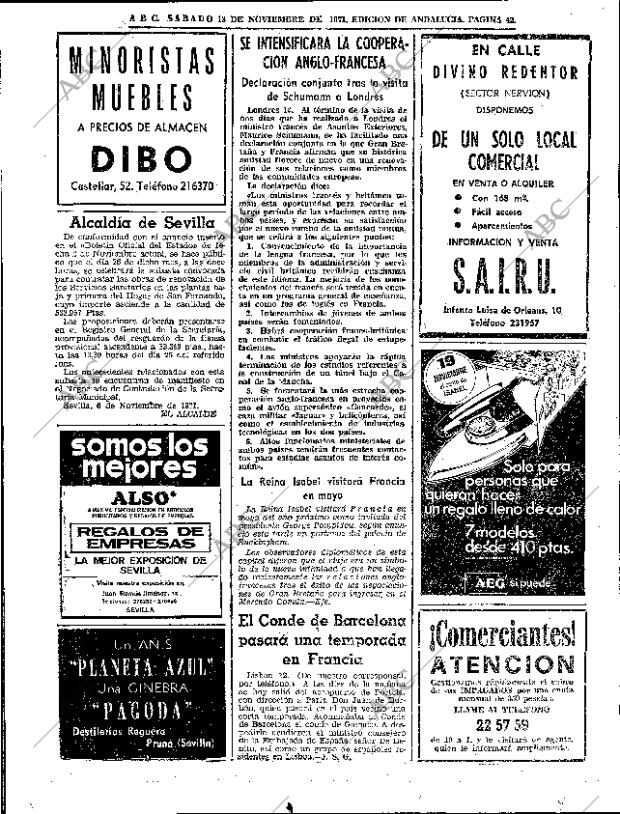 ABC SEVILLA 13-11-1971 página 42