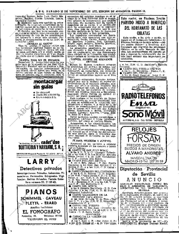 ABC SEVILLA 13-11-1971 página 60