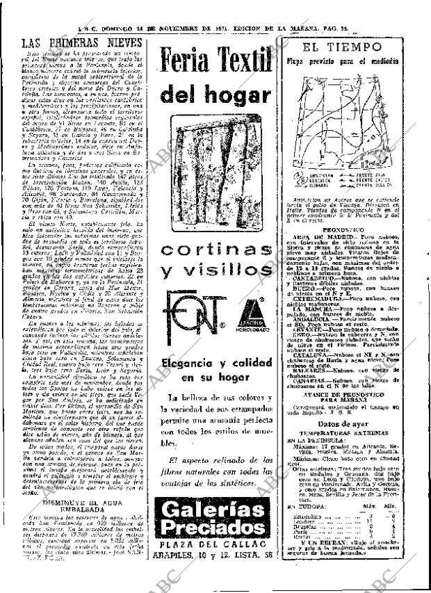 ABC MADRID 14-11-1971 página 34