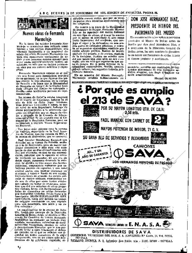 ABC SEVILLA 18-11-1971 página 53