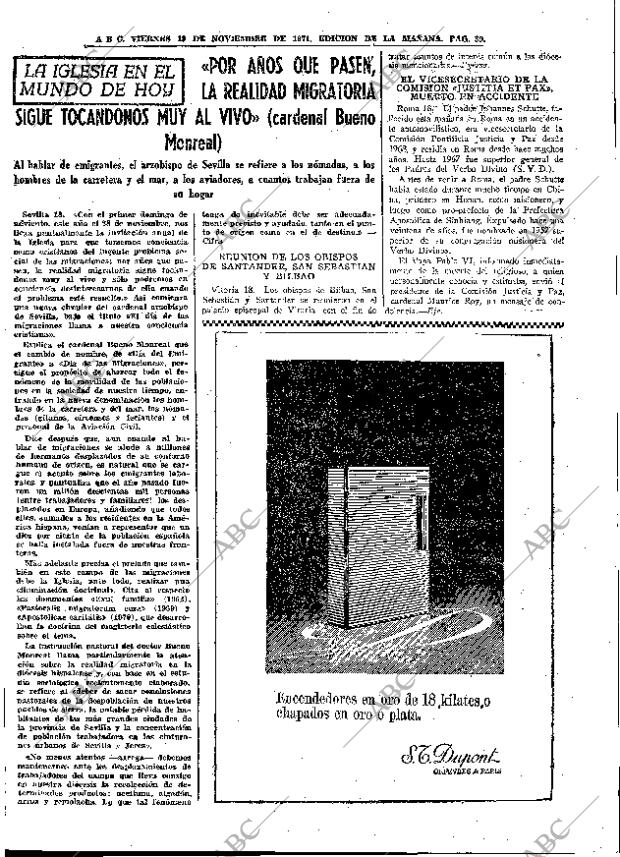 ABC MADRID 19-11-1971 página 39