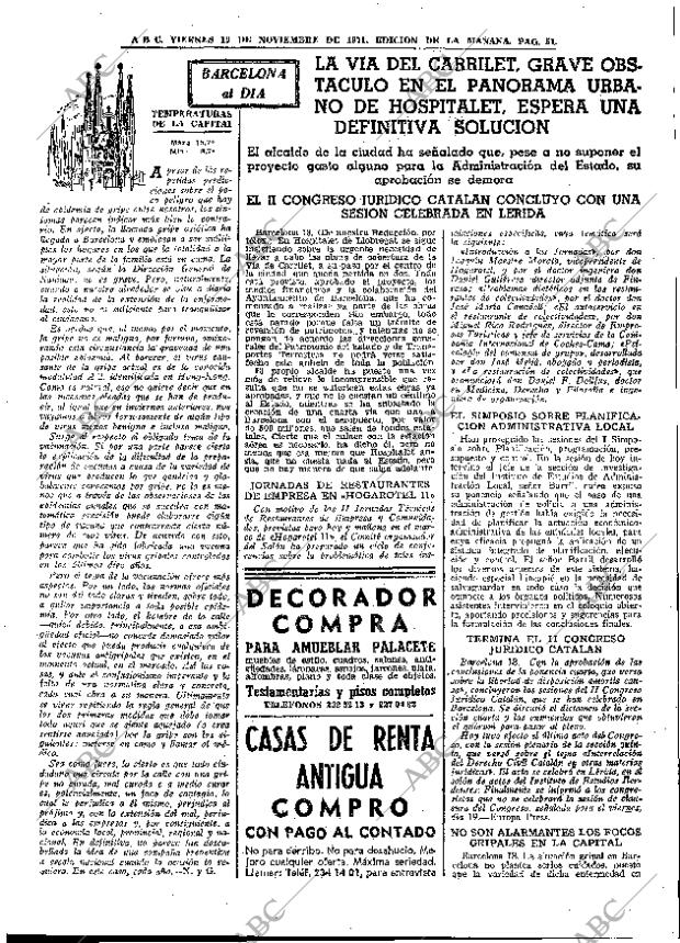 ABC MADRID 19-11-1971 página 51