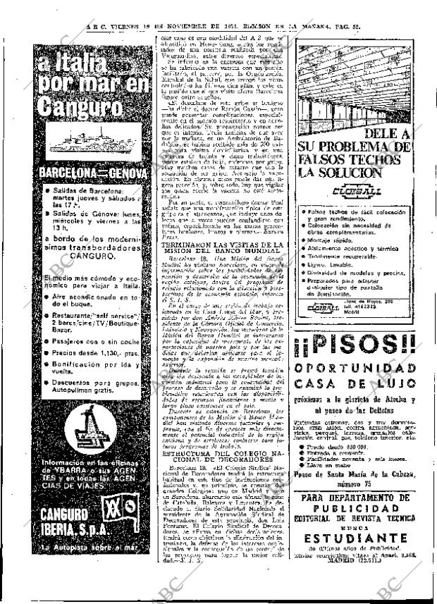 ABC MADRID 19-11-1971 página 52