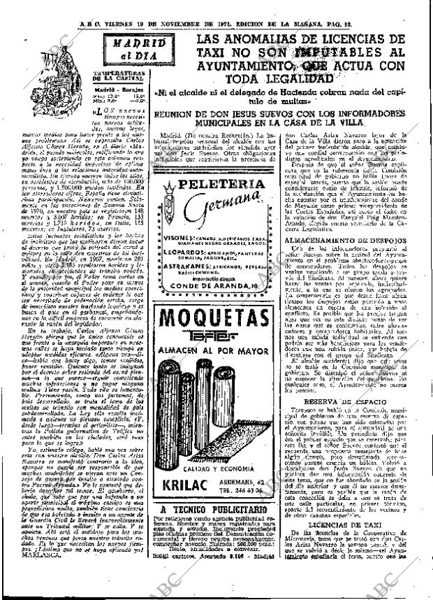 ABC MADRID 19-11-1971 página 53