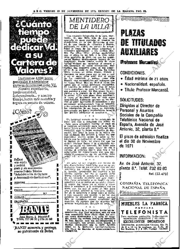 ABC MADRID 19-11-1971 página 56