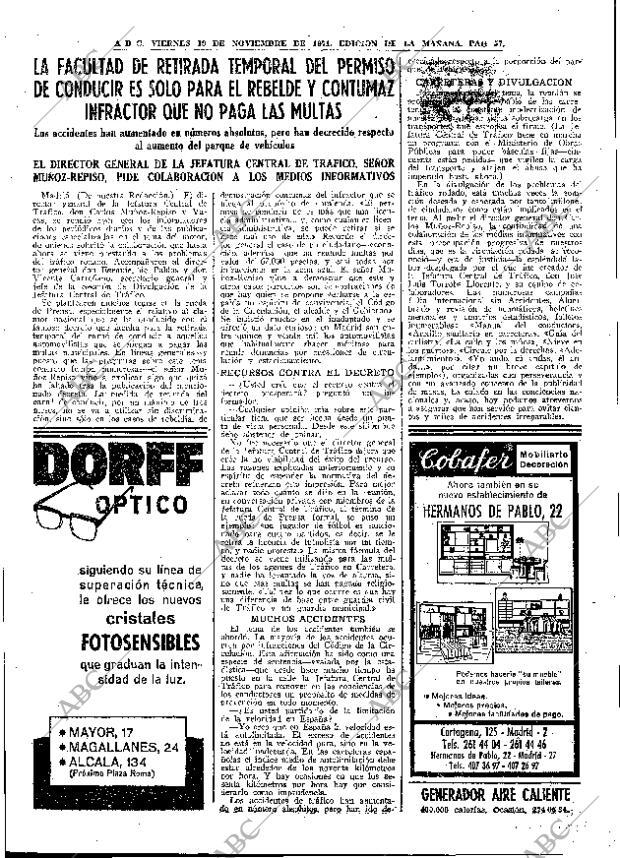 ABC MADRID 19-11-1971 página 57