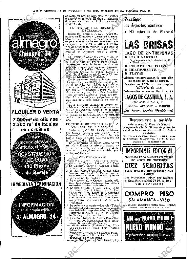 ABC MADRID 19-11-1971 página 60