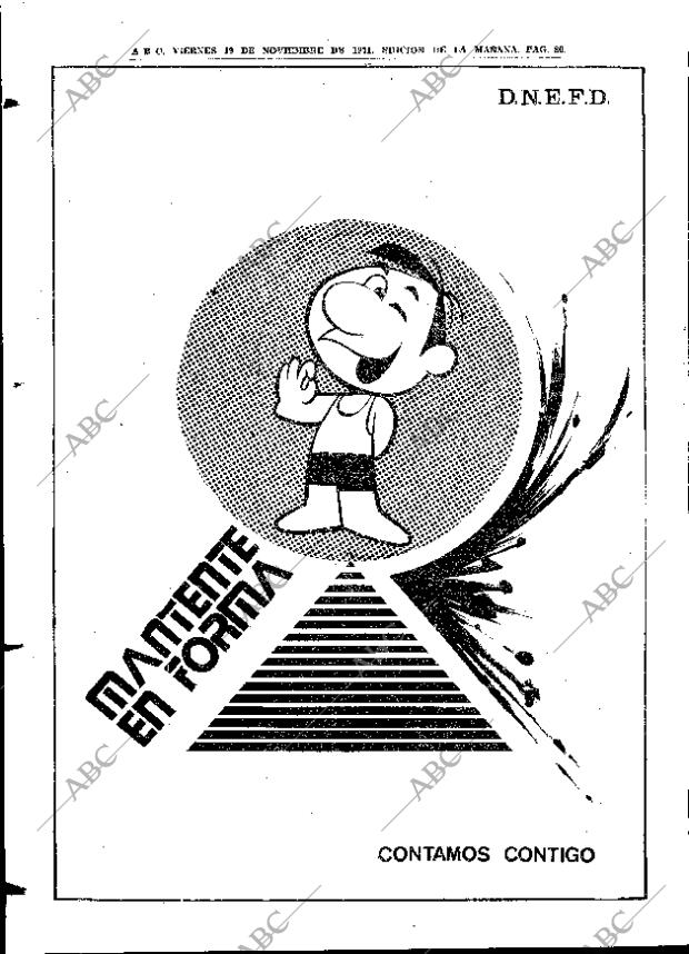 ABC MADRID 19-11-1971 página 80