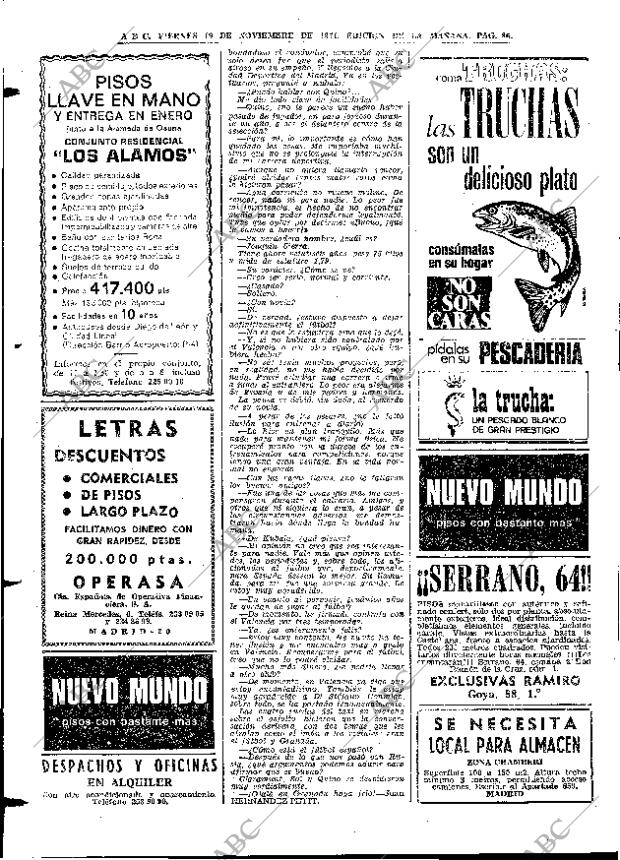 ABC MADRID 19-11-1971 página 86