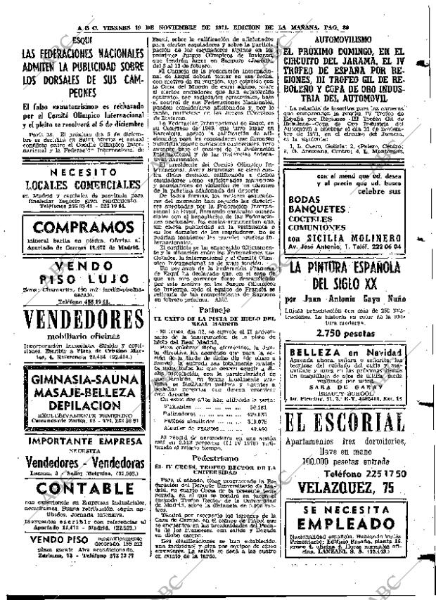 ABC MADRID 19-11-1971 página 89