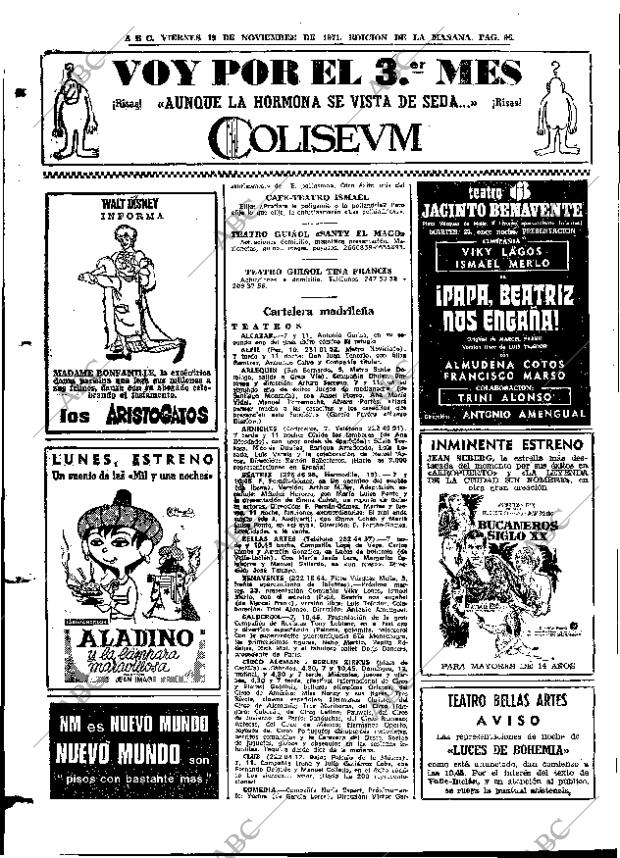 ABC MADRID 19-11-1971 página 96