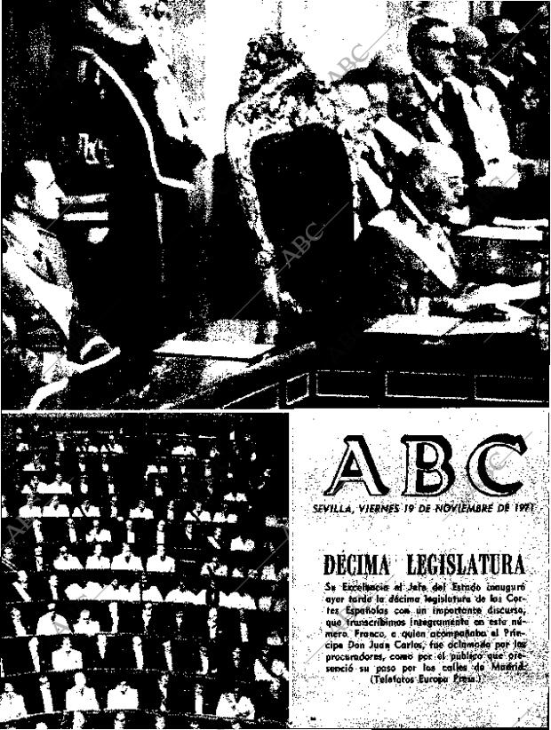 ABC SEVILLA 19-11-1971 página 1