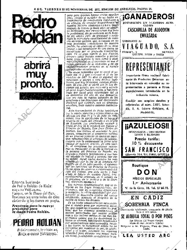 ABC SEVILLA 19-11-1971 página 32