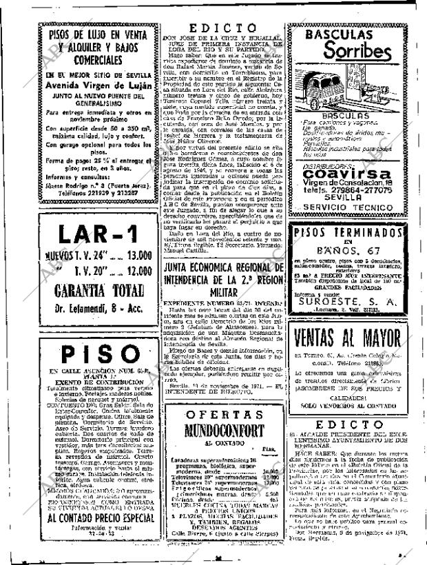 ABC SEVILLA 19-11-1971 página 74