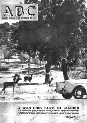 ABC MADRID 20-11-1971 página 1