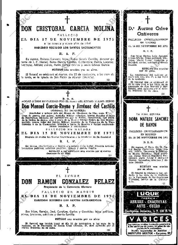 ABC MADRID 20-11-1971 página 108