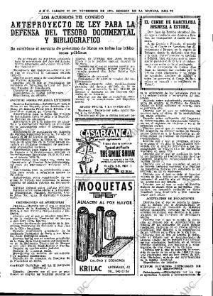 ABC MADRID 20-11-1971 página 27