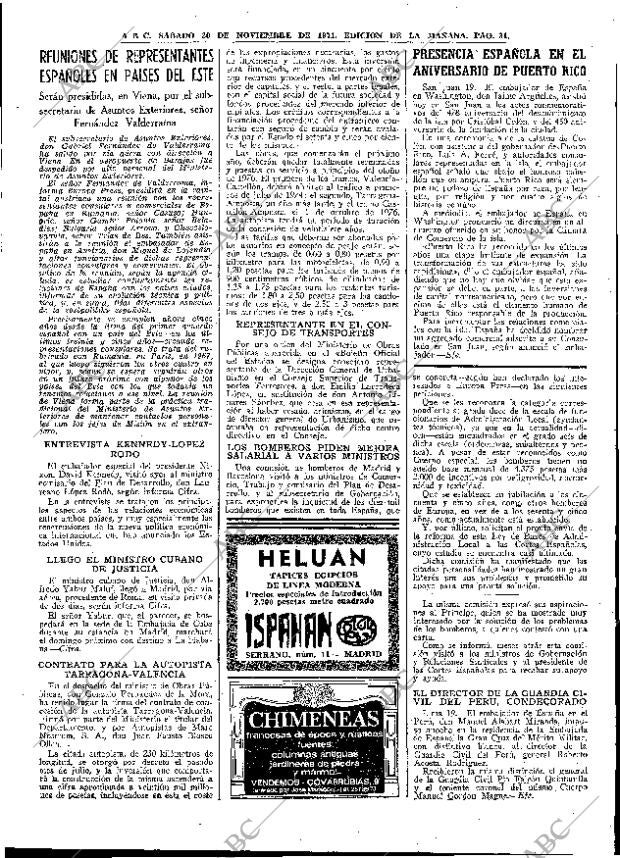 ABC MADRID 20-11-1971 página 31