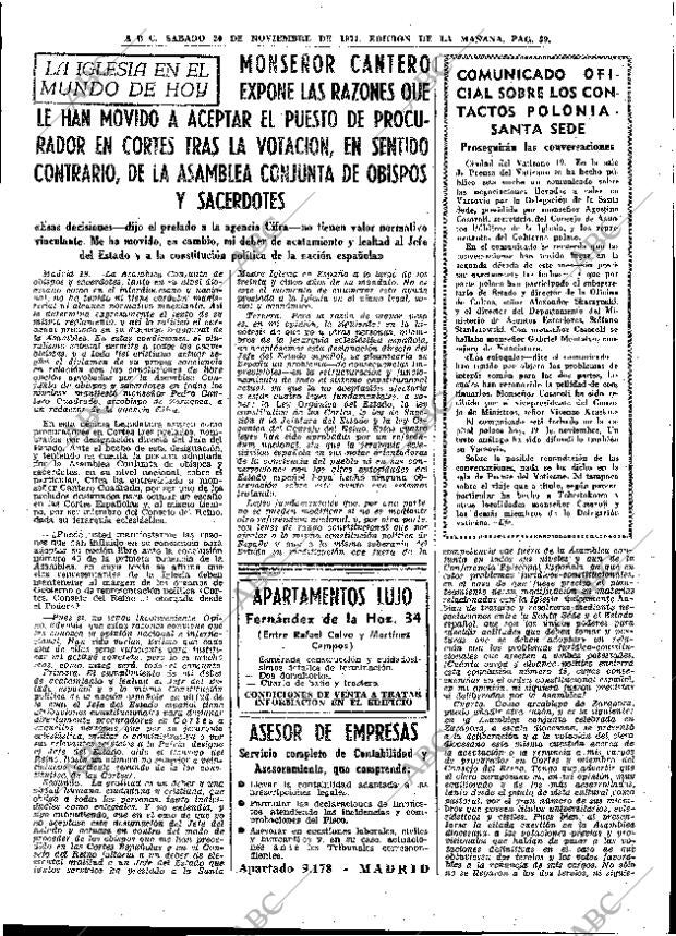 ABC MADRID 20-11-1971 página 39