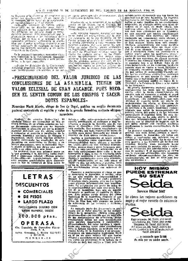 ABC MADRID 20-11-1971 página 40
