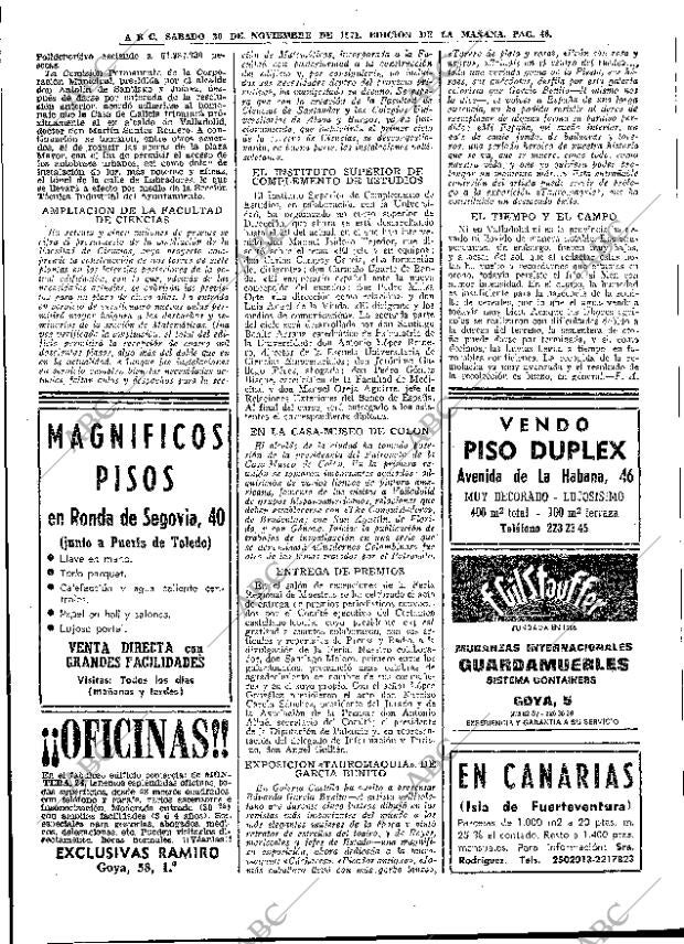 ABC MADRID 20-11-1971 página 48