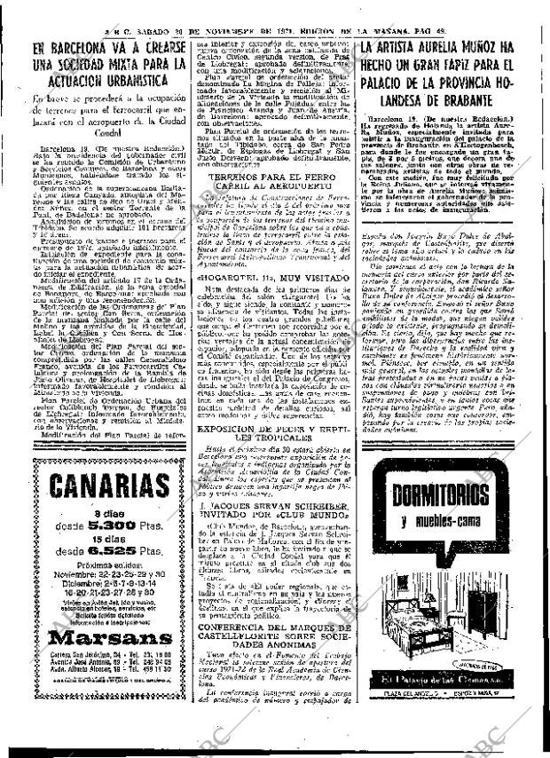 ABC MADRID 20-11-1971 página 49