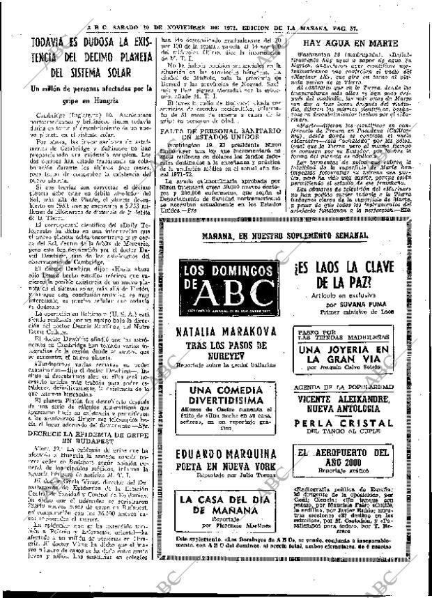 ABC MADRID 20-11-1971 página 57