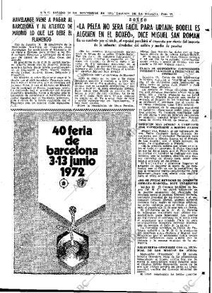 ABC MADRID 20-11-1971 página 77