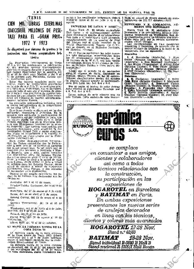 ABC MADRID 20-11-1971 página 79