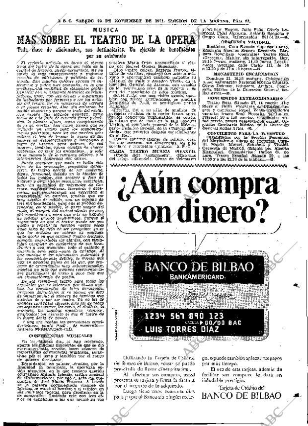 ABC MADRID 20-11-1971 página 83