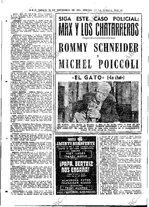 ABC MADRID 20-11-1971 página 88