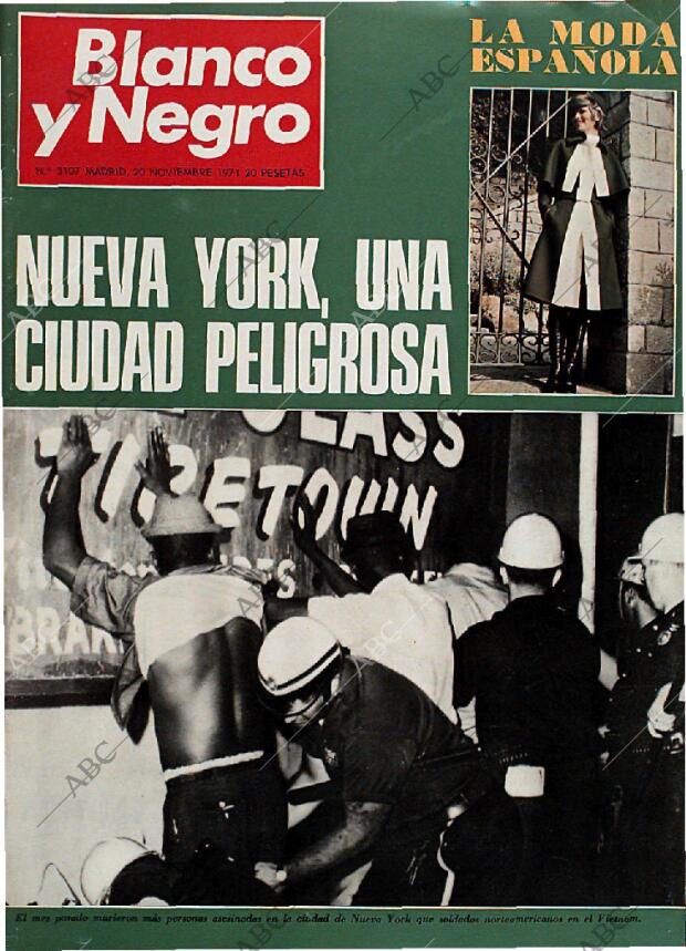BLANCO Y NEGRO MADRID 20-11-1971 página 1