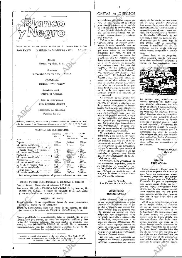 BLANCO Y NEGRO MADRID 20-11-1971 página 4