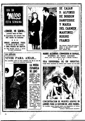 BLANCO Y NEGRO MADRID 20-11-1971 página 74
