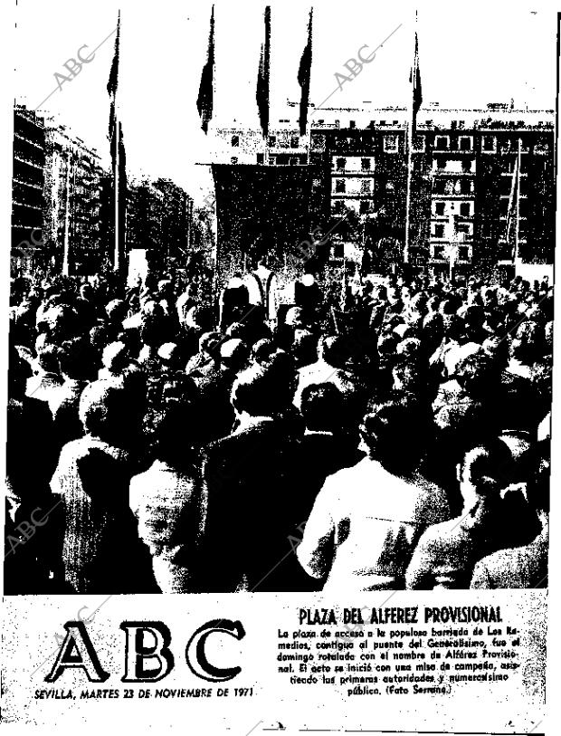 ABC SEVILLA 23-11-1971 página 1