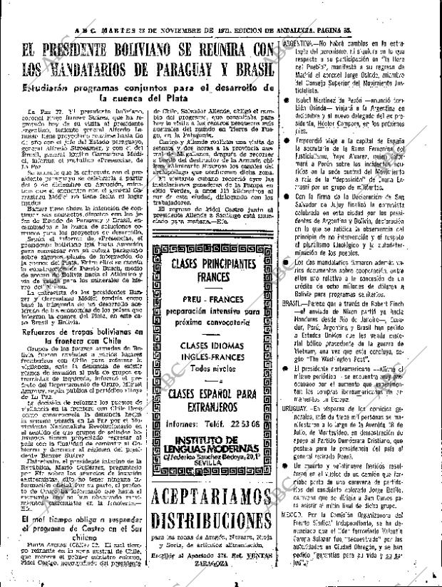 ABC SEVILLA 23-11-1971 página 31